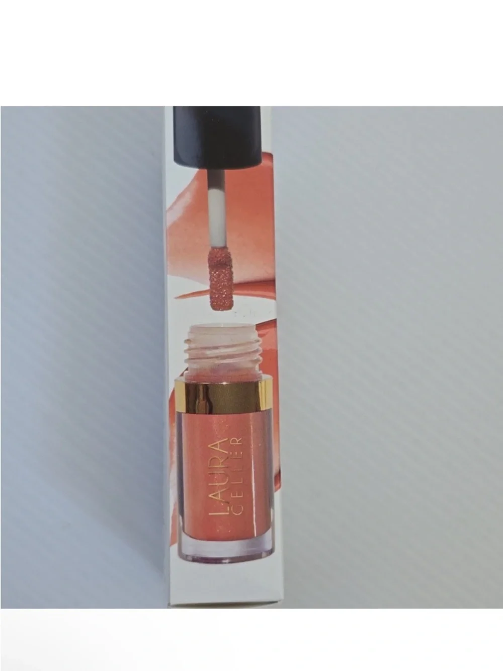 Laura Geller Treat-N-Go Tinted Nonstick Hydrating Lip Oil- Finish Line- NIB